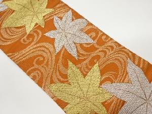 竜田川模様織出し夏用名古屋帯